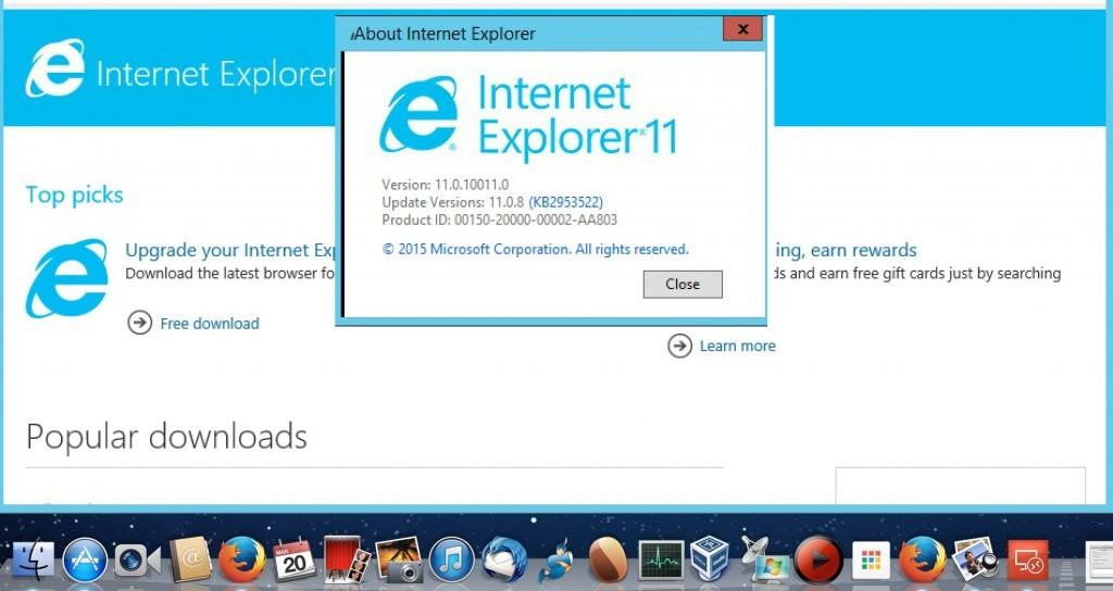 E Internet Explorer For Mac